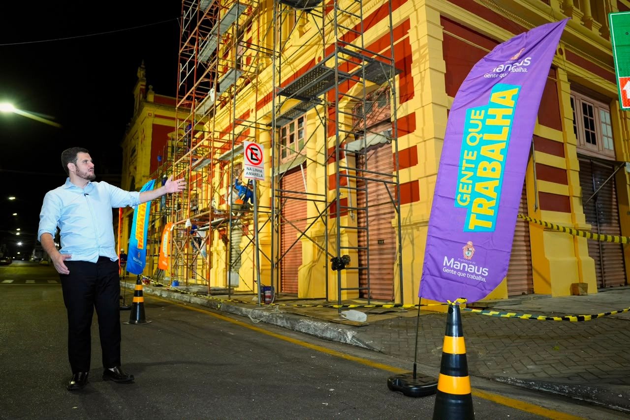 Mercado Adolpho Lisboa recebe recuperação do telhado