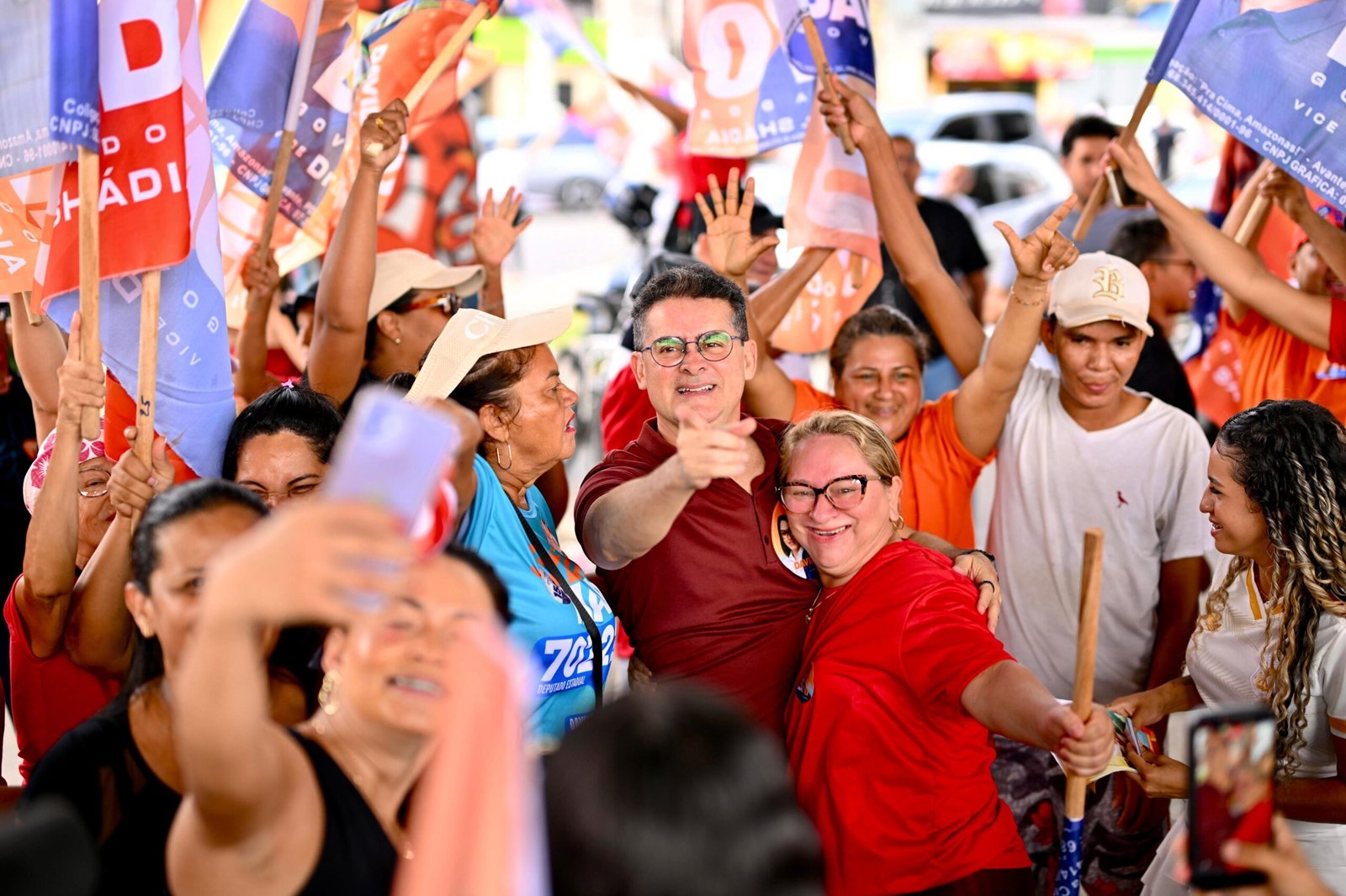 David acompanha bandeiraços no Norte e Leste
