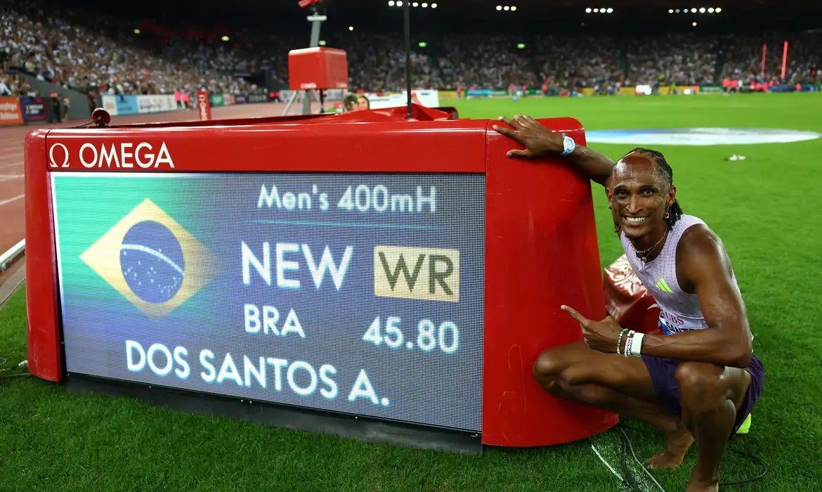 Brasil tem novo recorde mundial no atletismo